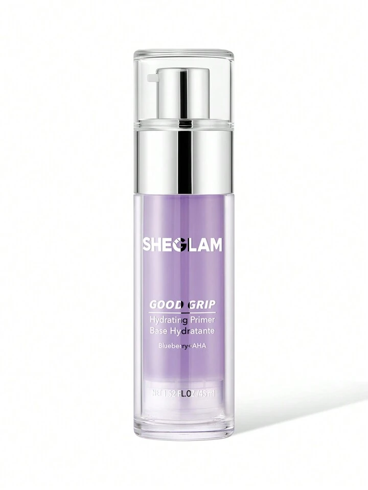 SHEGLAM Good Grip Hydrating Primer-Blueberry+AHA برايمر شيجلام بمستخلص التوت لموازنة زيوت البشرة و تضييق المسام