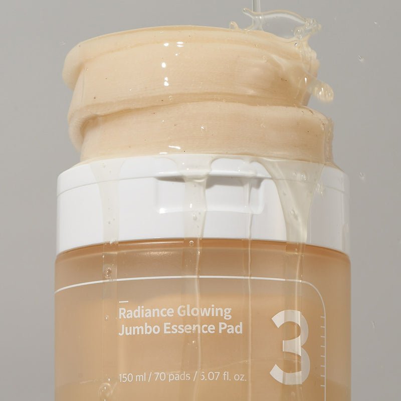 numbuzin – No.3 Radiance Glowing Jumbo Essence Pad مسحات تونر رقم 3 من نيمبوزين