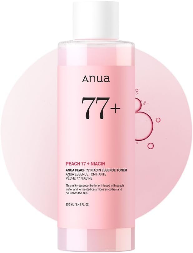ANUA PEACH 77 NIACIN ESSENCE TONER تونر النايسنمايد بخلاصه الخوخ