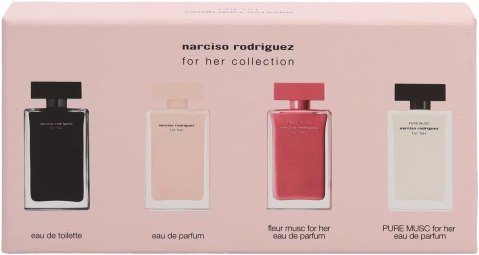 Narciso Rodriguez for Her 4 Piece Mini Splash Gift Set for Women