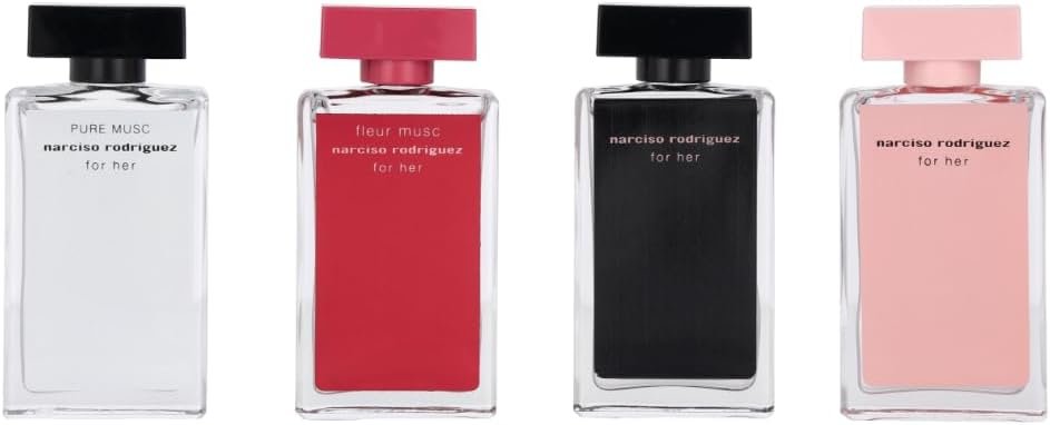 Narciso Rodriguez for Her 4 Piece Mini Splash Gift Set for Women