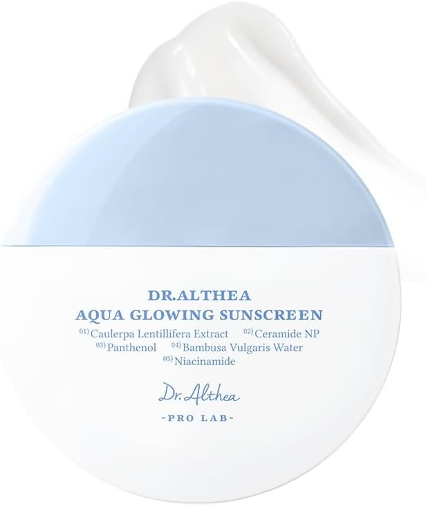 Dr.Althea  Sunscreen Protection Solaire Visage Vegan Coréenne (45 ml, SPF50 PA++++)