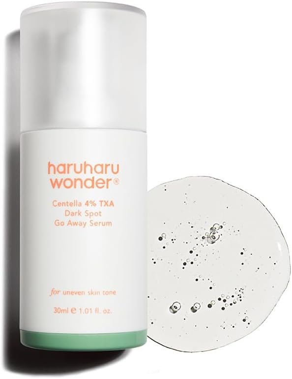 Haruharu Wonder Dark Spot Go Away Sérum Centella 4 % d’acide tranexamique, vitamine C, sérum correcteur de décoloration, hyperpigmentation et teint uniforme de la peau (30 ml)