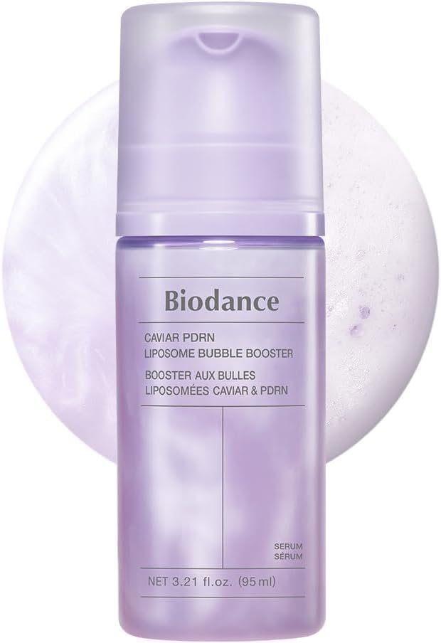 BIODANCE Caviar PDRN Liposome Bubble Booster, Micro-Bubble Foam Essence for Dull & Weakened Skin, Deep Nourishing, Radiant Glow, Korean Skin Care | 3.21 fl.oz