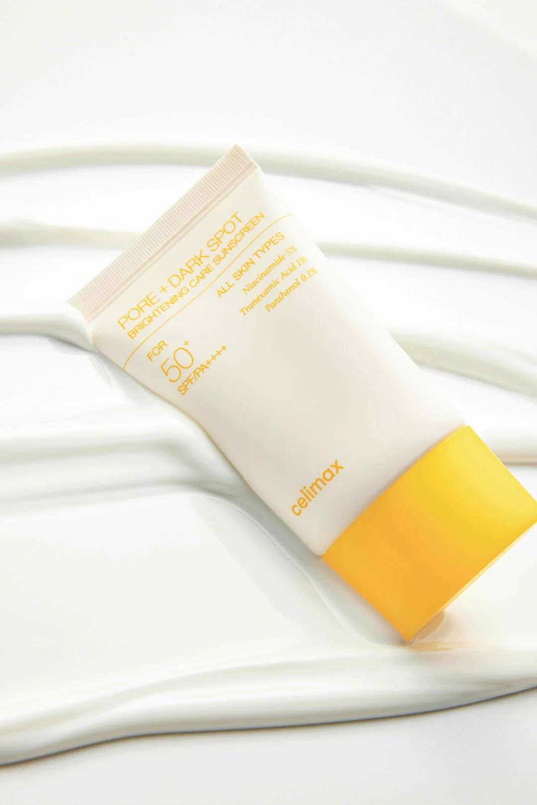 Celimax Pore + Dark Spot Brightening Care Sunscreen SPF50+ PA++++ واقي شمس كوري لتفتيح التصبغات