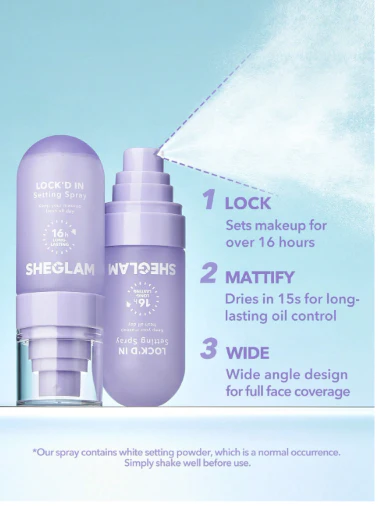SHEGLAM Spray Fixant Lock’d In بخاخ تثبيت لوك ان