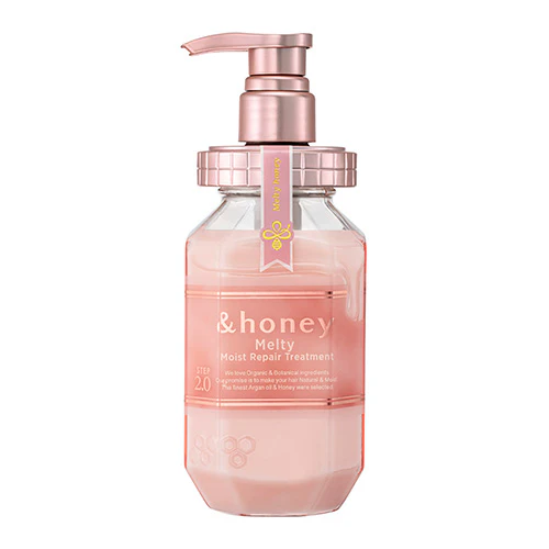 &honey Melty Moist Repair Pompe de traitement capillaire Étape 2.0 445 g Parfum miel rose