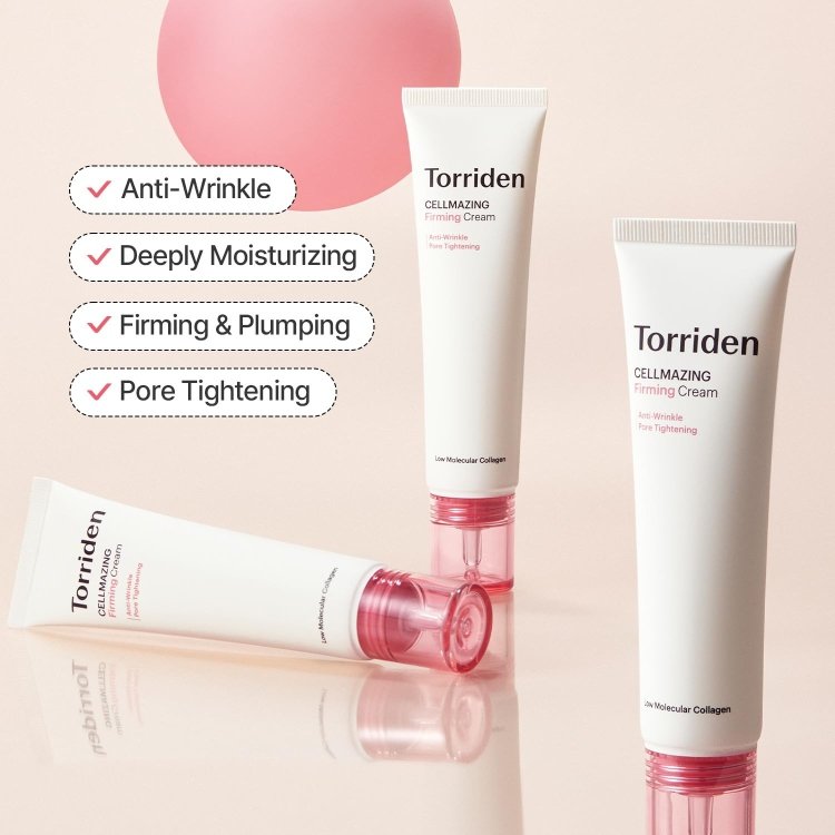 Torriden CELLMAZING Collagen Firming Cream 60ml كريم لشد البشرة ومضاد التجاعيد من توريدن 60 مل