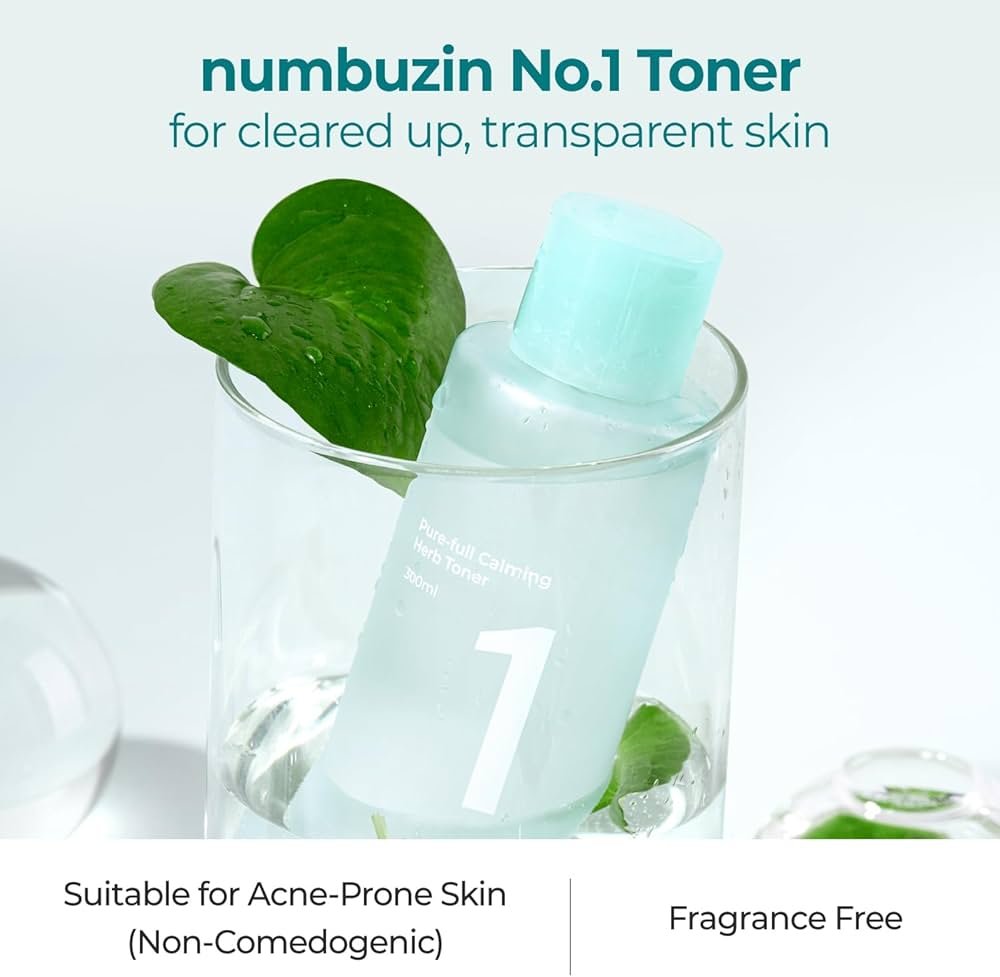 Numbuzin, No.1 Pure-Full Calming Herb Toner  تونر الأعشاب المهدئ من نيمبوزين