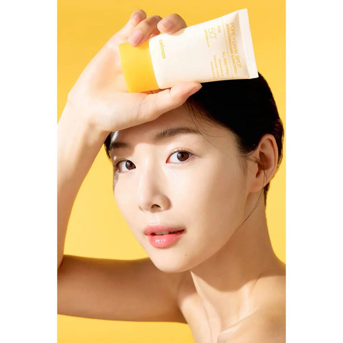 Celimax Pore + Dark Spot Brightening Care Sunscreen SPF50+ PA++++ واقي شمس كوري لتفتيح التصبغات