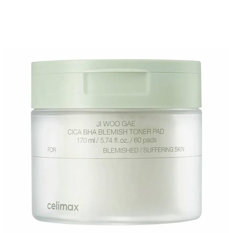Celimax Ji Woo Gae Cica BHA Blemish Toner Pad 60 Pads