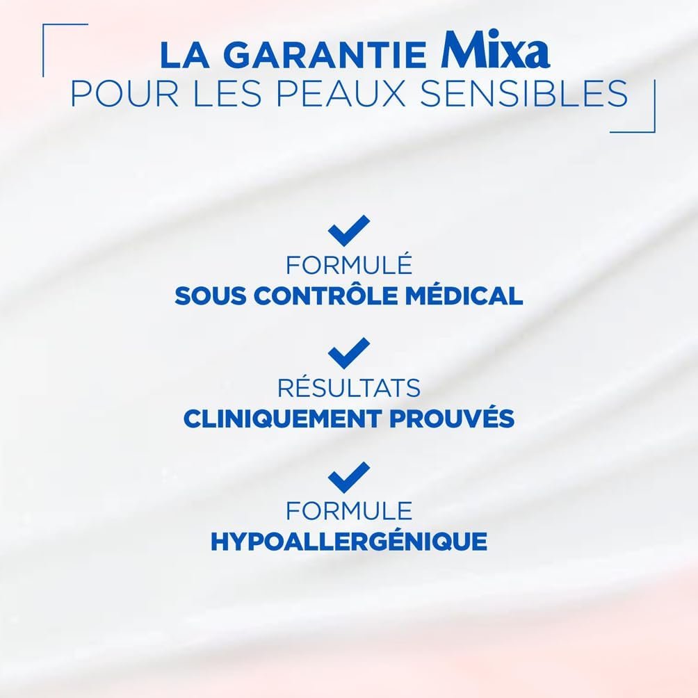Mixa Expert Sensitive Skin – Cica Repair Cream – Long-Lasting Repair Effect – Very Dry and Rough Skin – Face, Body, Hands – Hypoallergenic – 400 ml