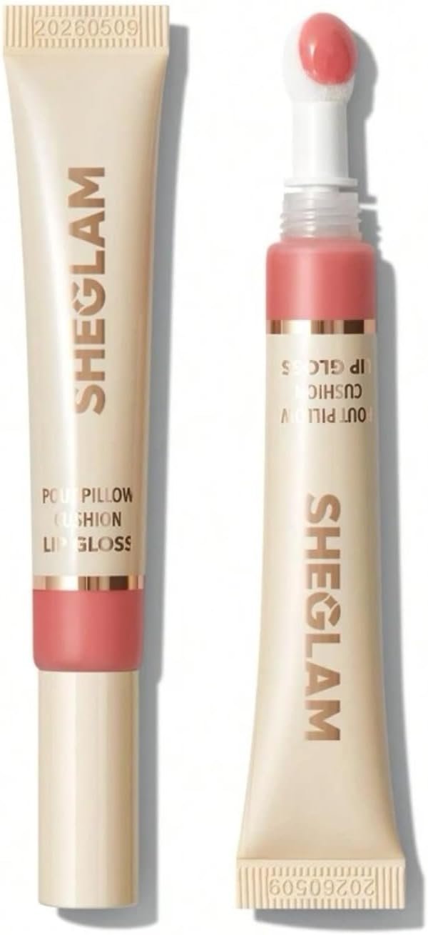SHEGLAM Pout Pillow Cushion Lip Gloss – With Sponge Tip Applicator