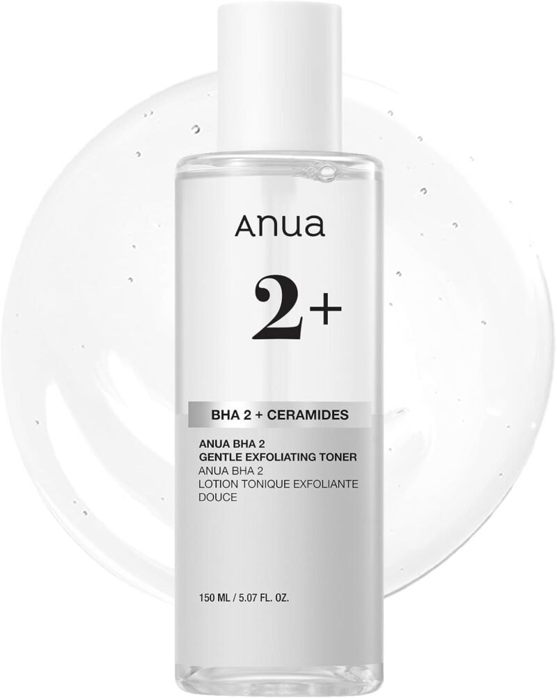 ANUA BHA 2% GENTLE EXFOLIATING TONER انوا تونر التقشير باحماض bha2%