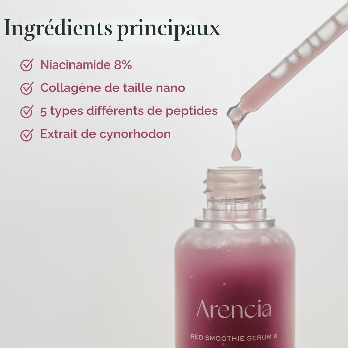 ARENCIA Red Collagen + Peptides Smoothie Serum 8