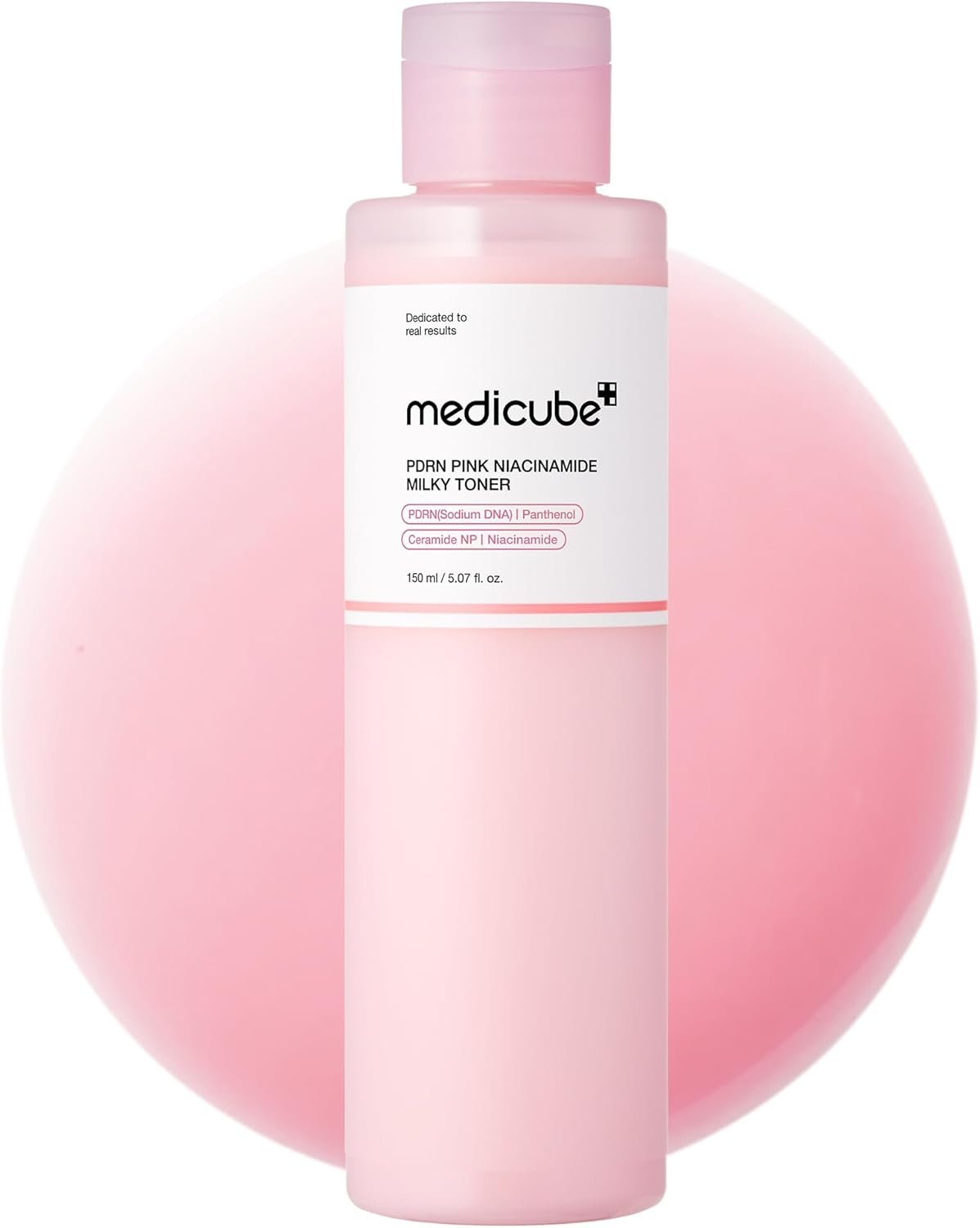 medicube PDRN Pink Niacinamide Milky Toner for Hydrating, Moisturizing, Soothing, Ceramide, Peptide, 150ml
