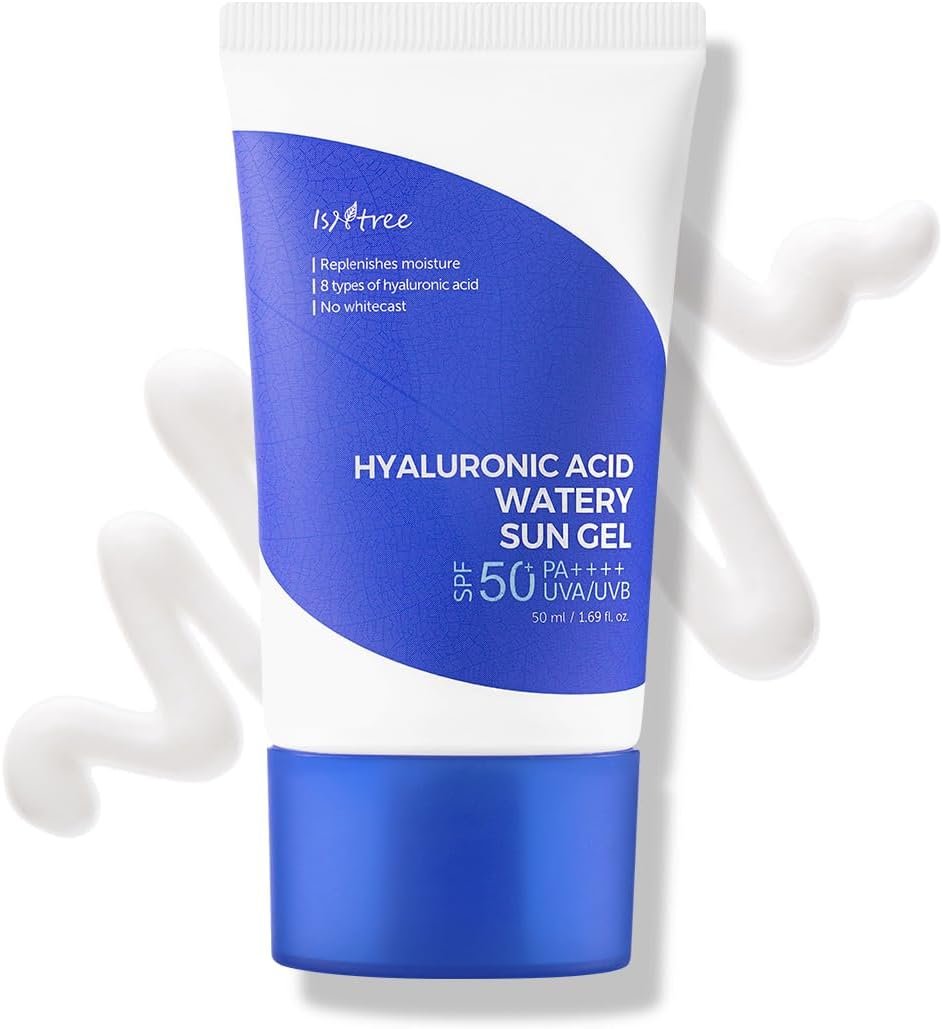 ISNTREE Sunscreen Hyaluronic Acid Watery Sun Gel 50ml – crème solaire à l’hyaluron SPF 50+