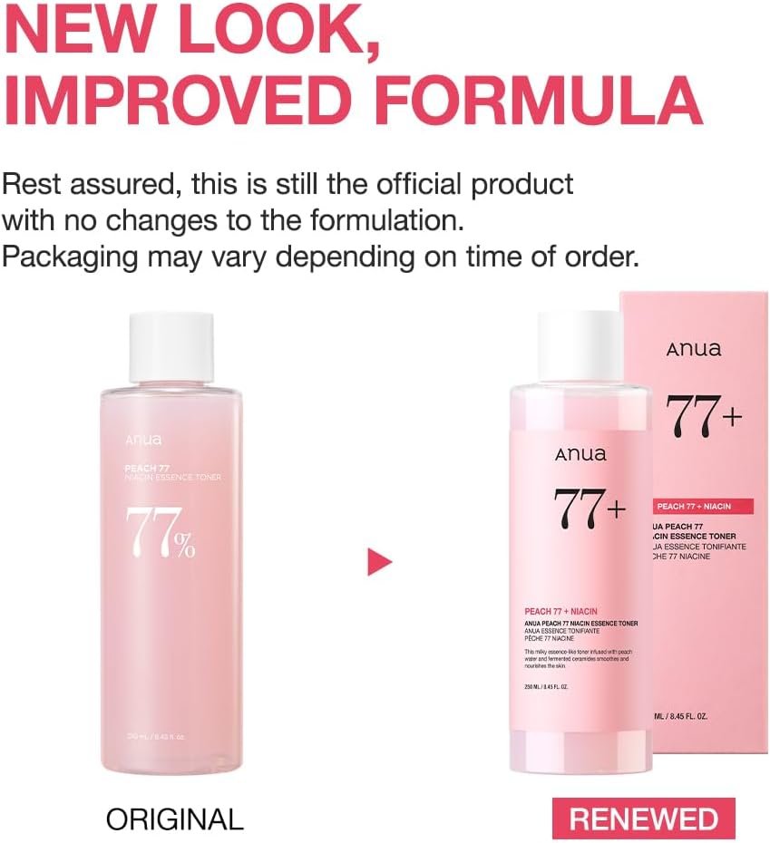 ANUA PEACH 77 NIACIN ESSENCE TONER تونر النايسنمايد بخلاصه الخوخ