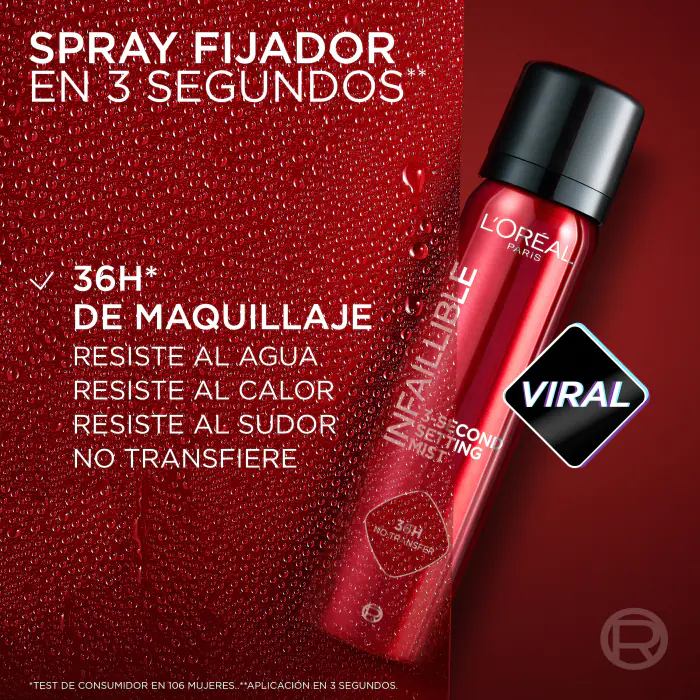 L’Oreal Infallible Paris 3 second setting mist