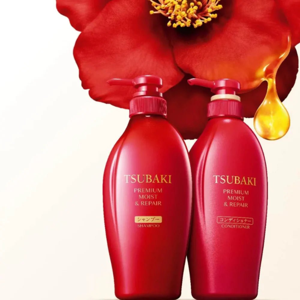 SHISEIDO Tsubaki Premium Moist & Repair Set Shampoo + Conditioner 450ml + 450ml