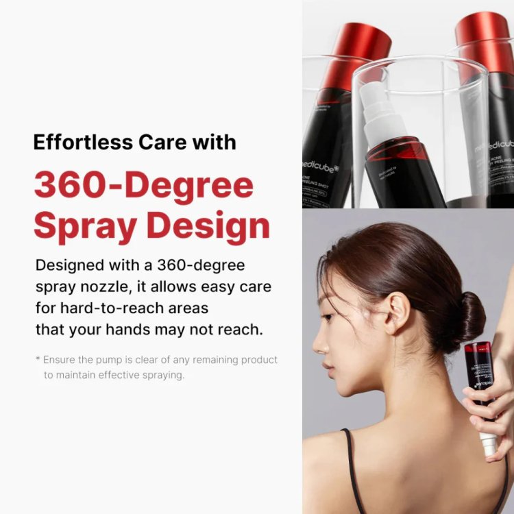 Medicube Red Acne Body Peeling Shot مقشر الجسم لتخلص من حب الشباب والبثور