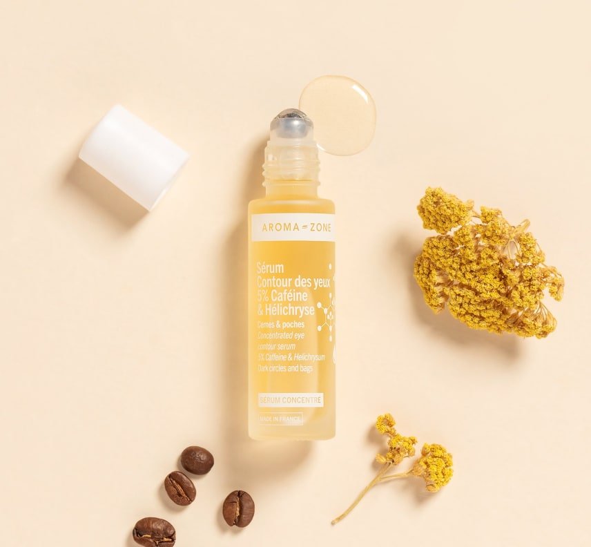 Arome-Zone Sérum concentré Contour des yeux 5% Caféine  سيروم مركز لمحيط العين بالكافيين 5% من أروما زون