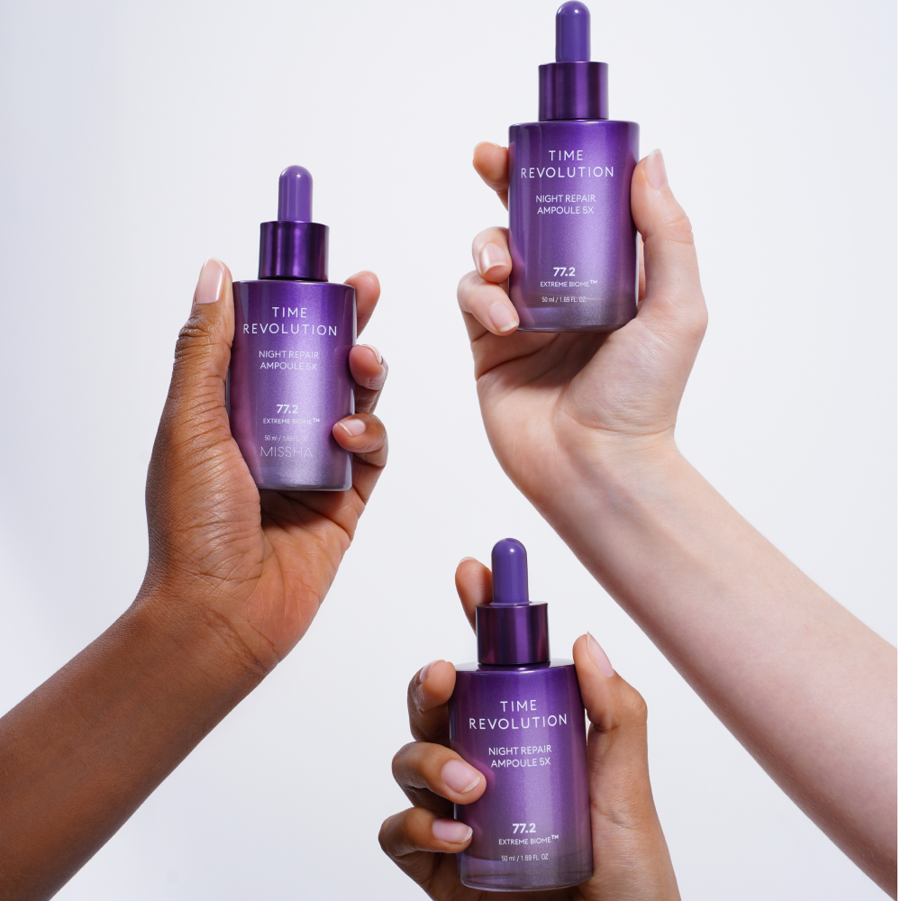 Missha Time Revolution Night Repair Ampoule 5X أمبولة الإصلاح الليلي تايم ريفولوشن من ميشا