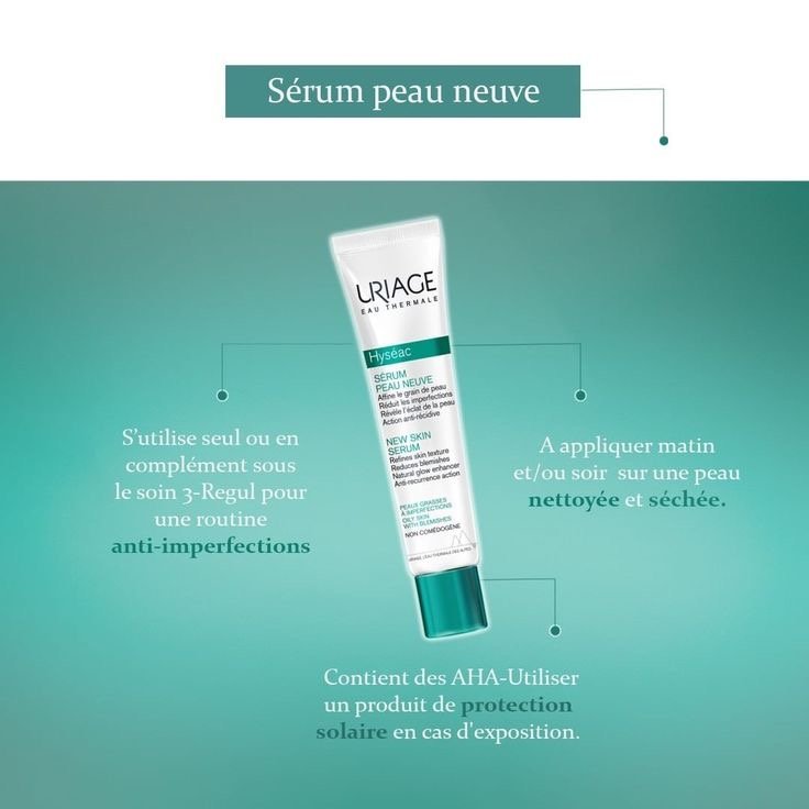 Uriage Hyséac Sérum Peau Neuve 40Ml