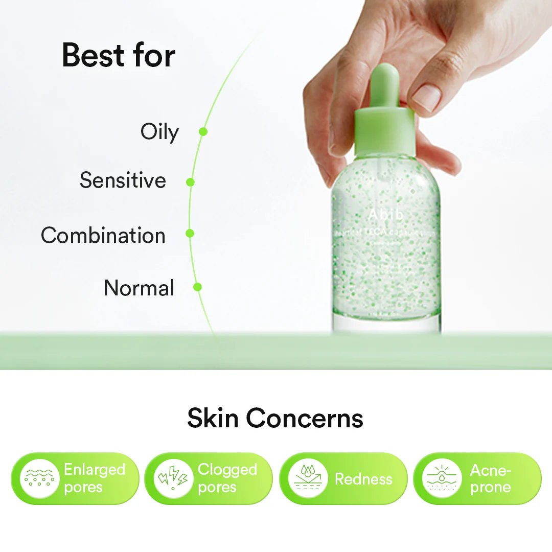 Abib Heartleaf TECA capsule serum Calming drop 50ml سيروم مستخلص السيكا لتهدئة البشرة