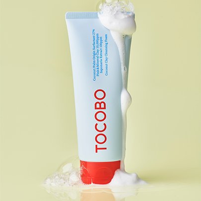 TOCOBO COCONUT CLAY CLEANSING FOAM غسول مقشر بالطين وجوز الهند