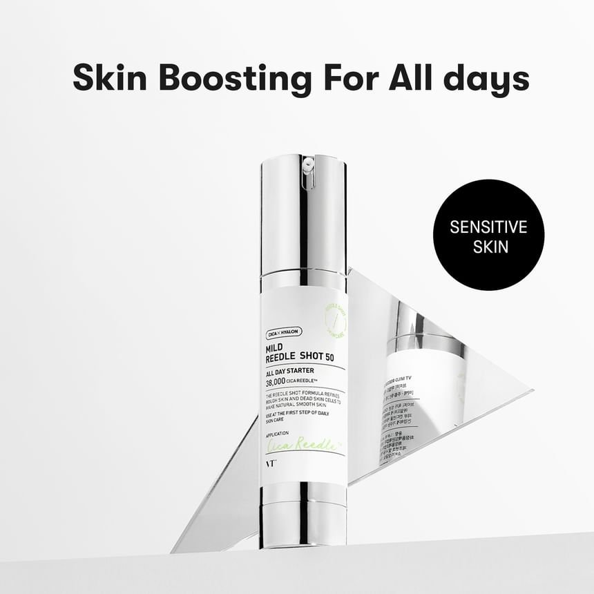 ريدل شوت 50 من في تي كوزماتيكس – 50 مل VT Cosmetics Mild Reedle Shot 50 – 50ml