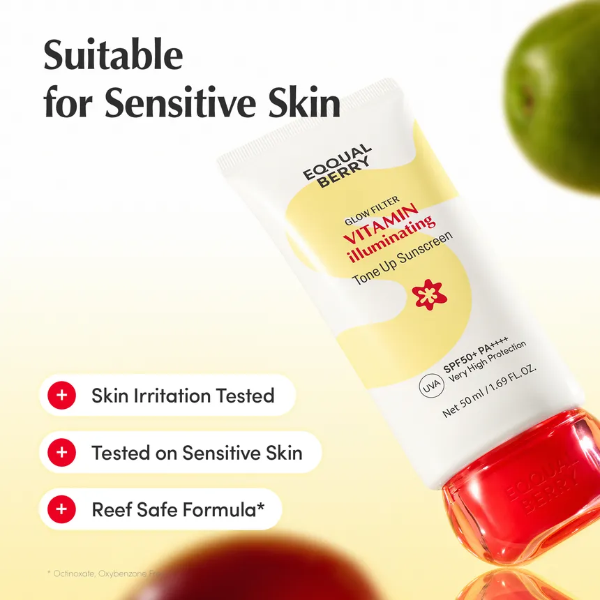 EQQUALBERRY – Vitamin Illuminating Tone Up Sunscreen 50ml