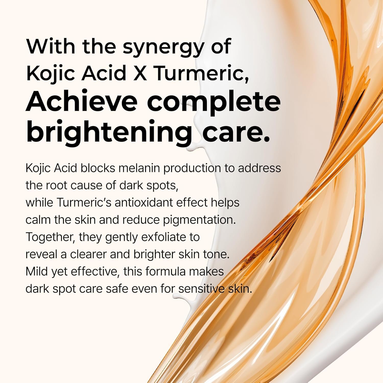 Dr.Melaxin Peel Shot Kojic Acid Turmeric Serum – Exfoliating Dark Spot Corrector with AHA/BHA & Niacinamide, Brightening & Even Tone Facial Serum (80ml / 2.70 fl oz)