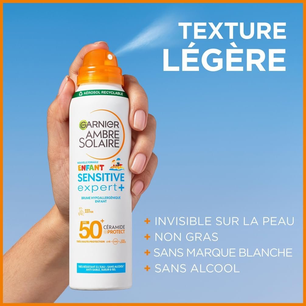 GARNIER Ambre Solaire – Brume Anti-Sable Kids FPS 50+