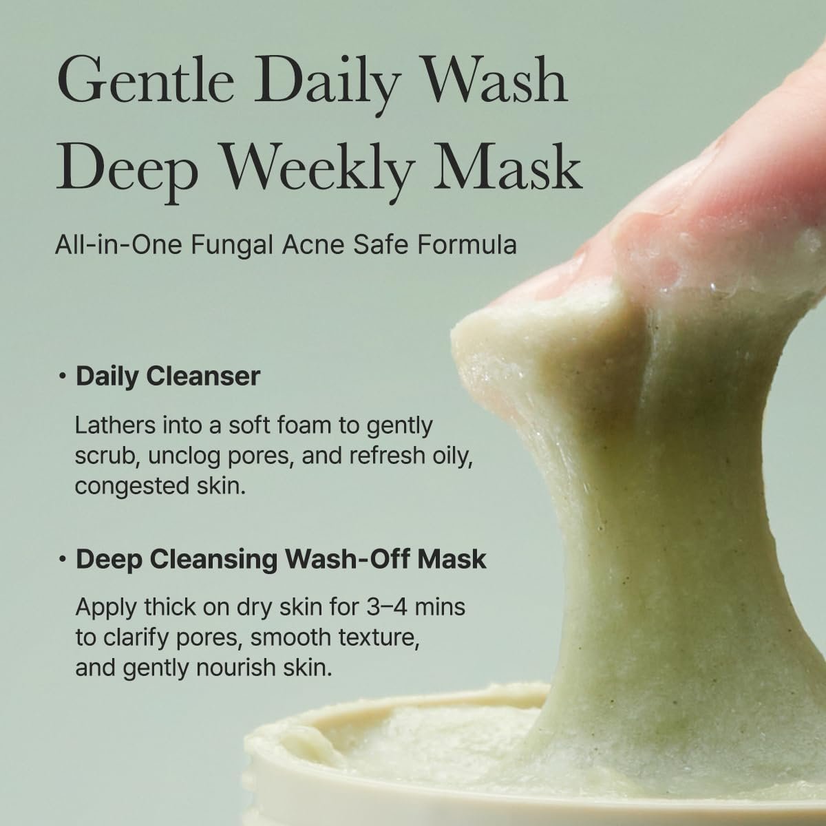 Arencia fresh green Rice mochi cleanser