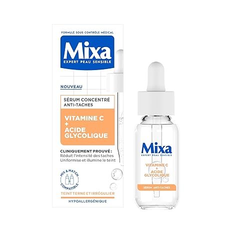 Mixa Concentrated Anti-Stain Serum with Vitamin C and Glycolic Acid 30 ml