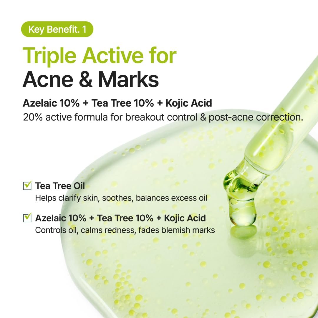 PURITO Azelaic Acid 10% + Kojic Acid + Tea Tree 30ml