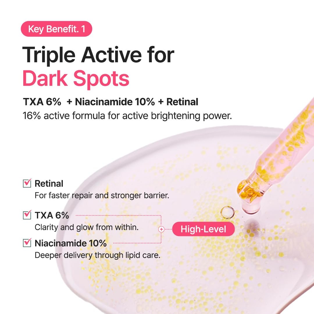 PURITO TXA 6% + Niacinamide 10% + Retinal Facial Serum 30ml