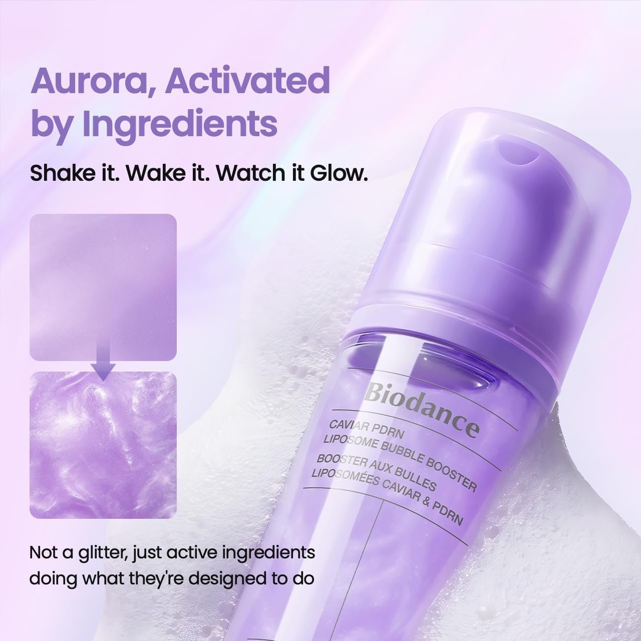 BIODANCE Caviar PDRN Liposome Bubble Booster, Micro-Bubble Foam Essence for Dull & Weakened Skin, Deep Nourishing, Radiant Glow, Korean Skin Care | 3.21 fl.oz