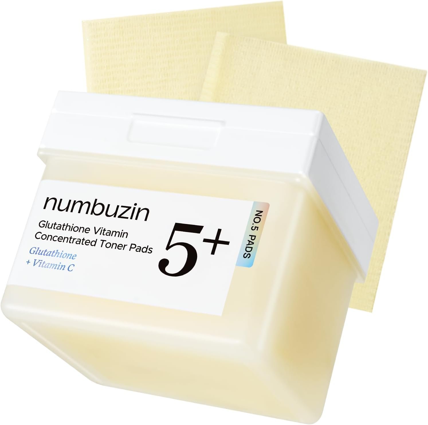 numbuzin No.5+ Niacinamide Concentré Toner Pad | Glutathion Niacinamide P