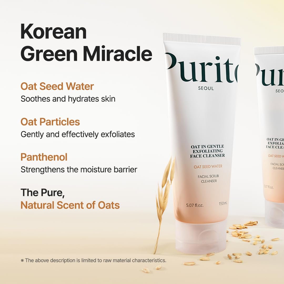 Purito Oat Exfoliating Facial Polish Cleanser