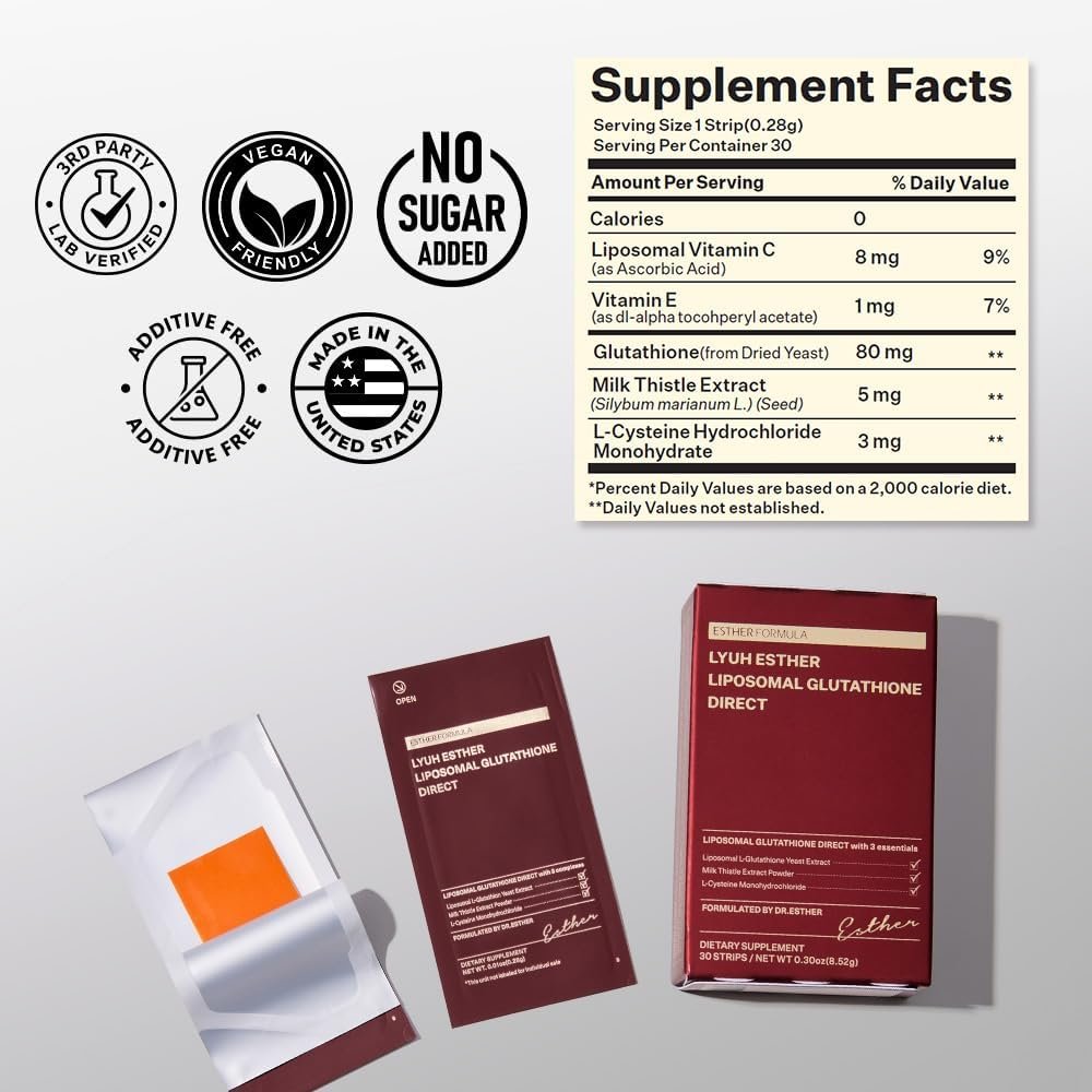 ESTHER FORMULA Liposomal Glutathione Strips 30 p