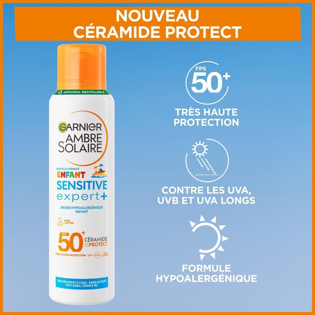 GARNIER Ambre Solaire – Brume Anti-Sable Kids FPS 50+