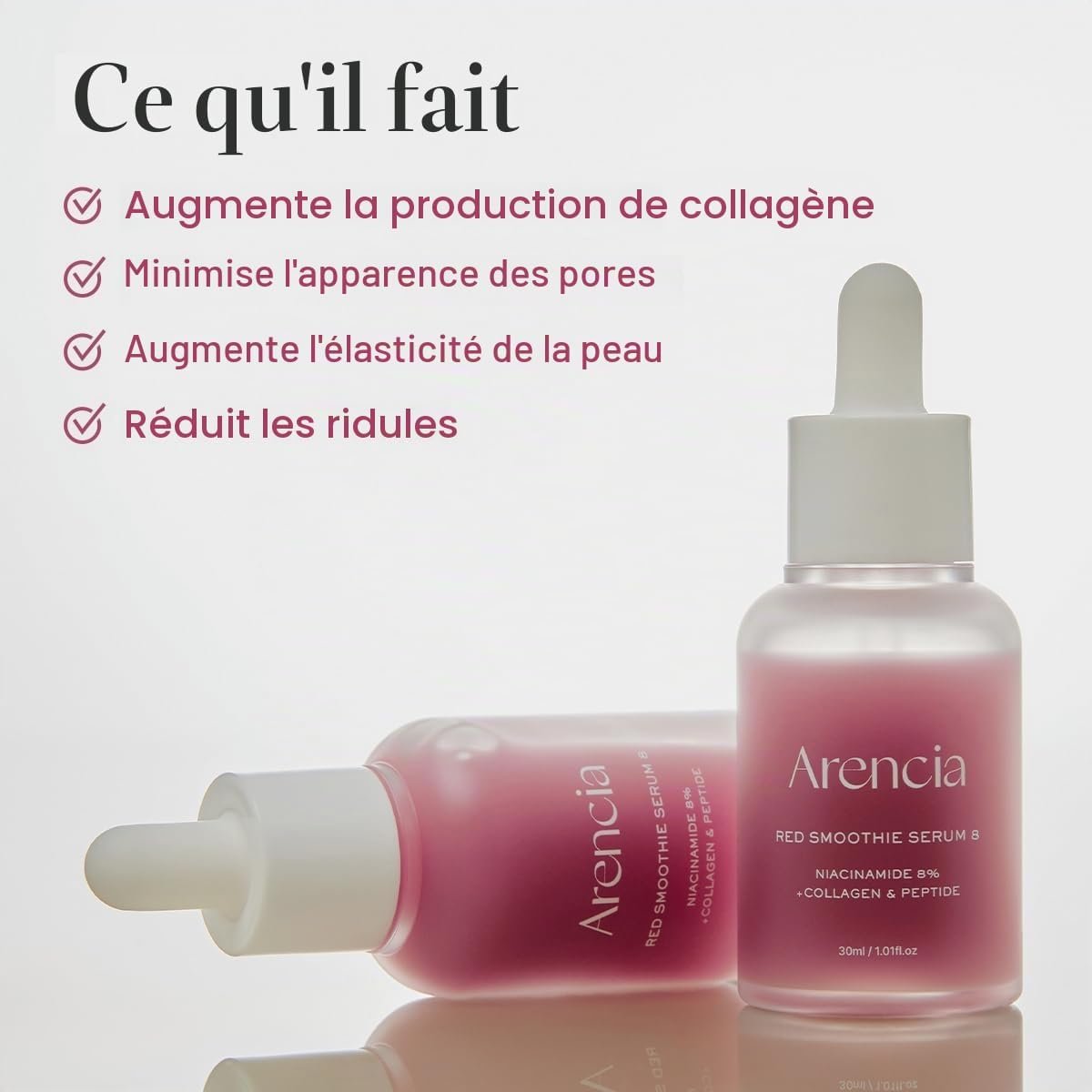 ARENCIA Red Collagen + Peptides Smoothie Serum 8