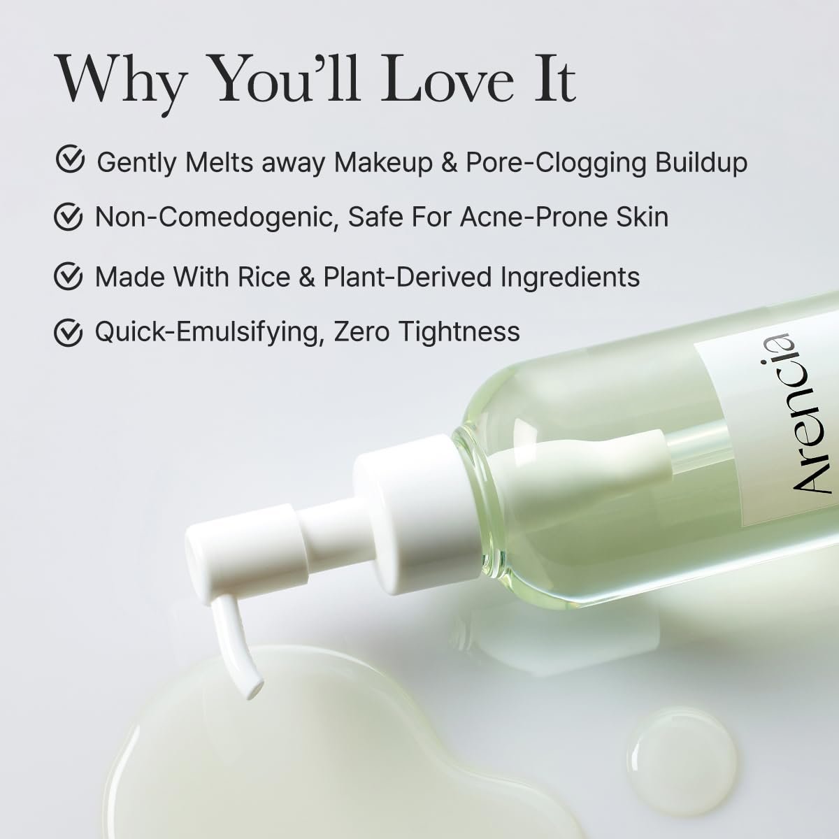 ARENCIA Pore Melt Mochi Cleansing Oil