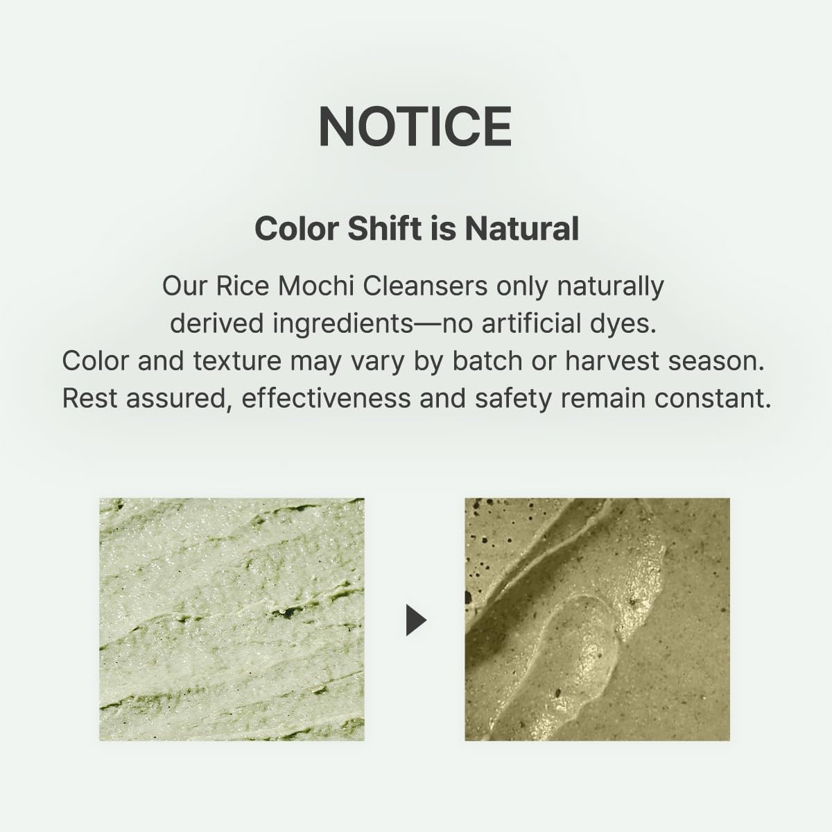 Arencia fresh green Rice mochi cleanser