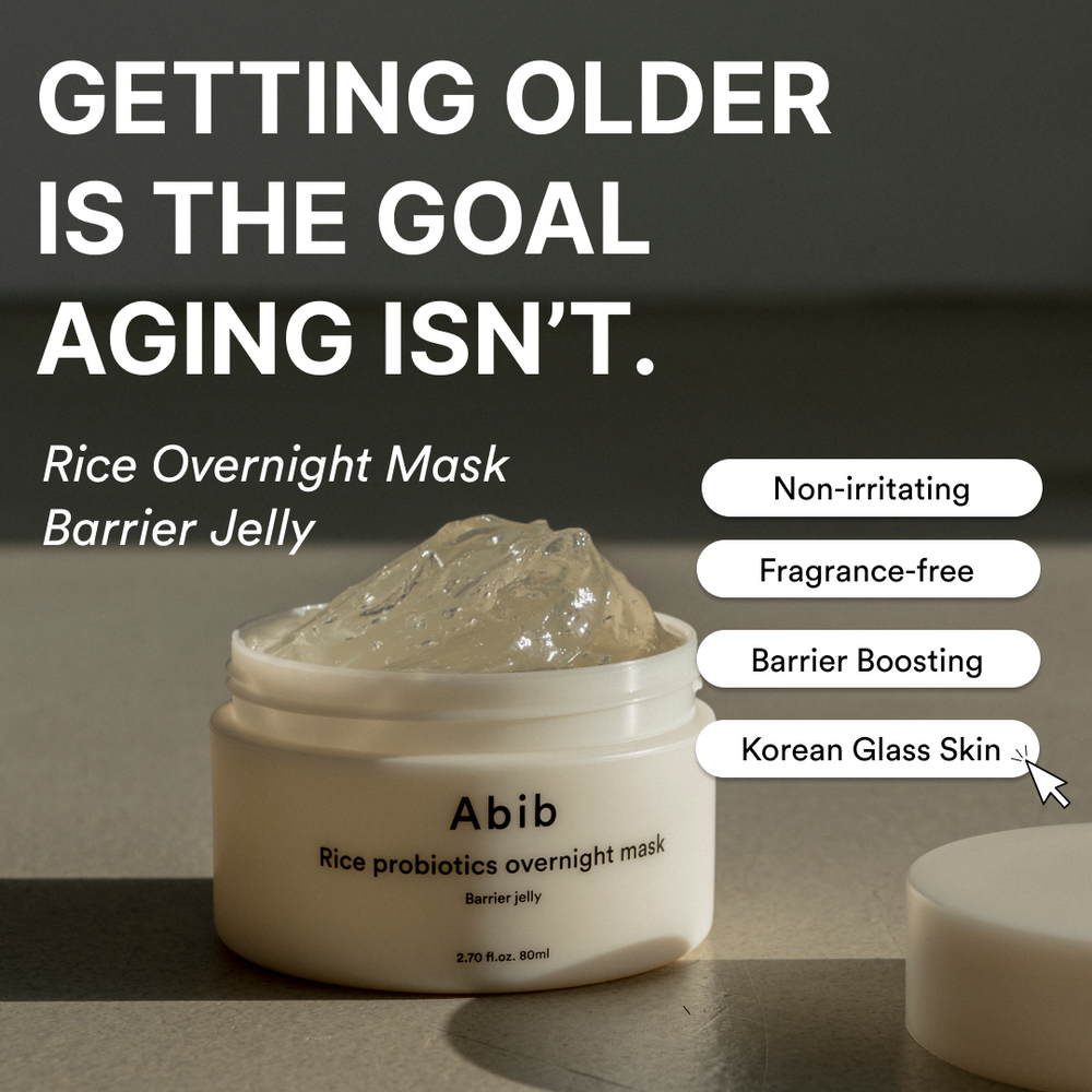 Abib Rice Probiotics Overnight Mask Barrier Jelly 80 ml ماسك الوجه بالأرز والبروبيوتيك