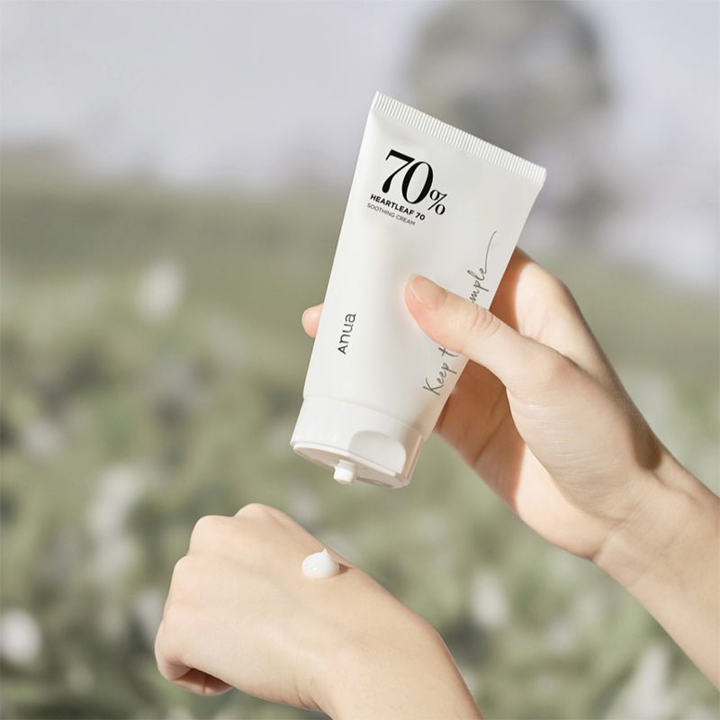 Anua Heartleaf 70% Soothing Cream 100ml  أنوا كريم هارت ليف 70% مهدئ 100مل