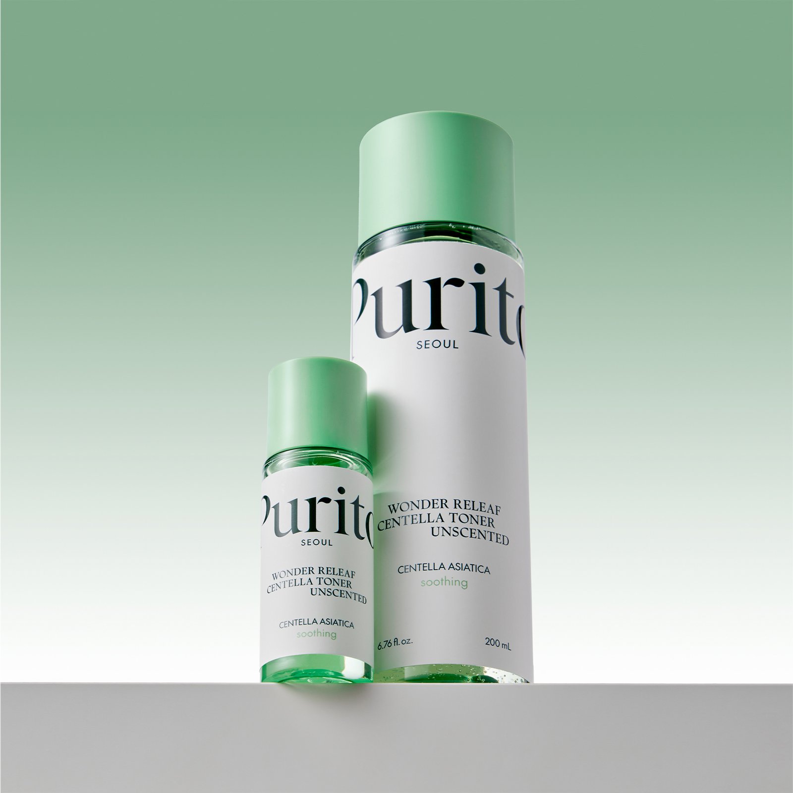 Purito Wonder Releaf  Centella Mini Kit Unscented  مجموعة بوريتو ووندر ريليف سينتيلا الصغيرة غير المعطرة