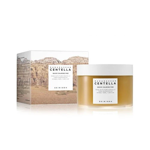 SKIN1004 MADAGASCAR CENTELLA QUICK CALMING PAD منظفات قطنية لتهدئة سريعة من مستخلص السينتيلا